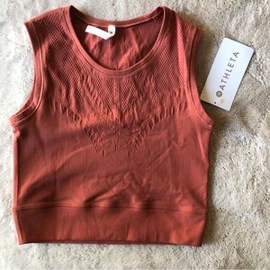 Athleta Ujjayi crop top new with tags